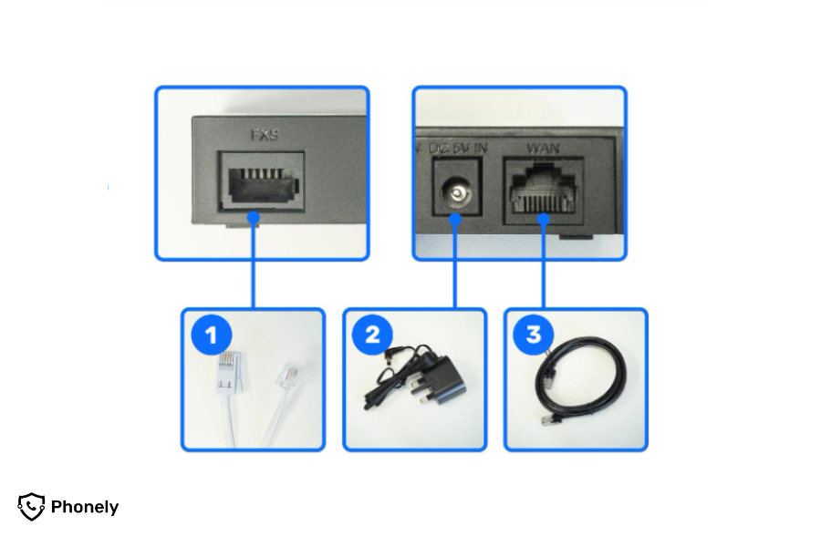 Setting up your ATA is simple.