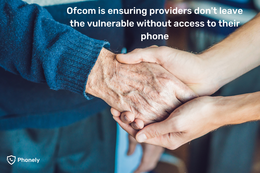 Ofcom want providers to ensure the vulnerable have access to emergency services.