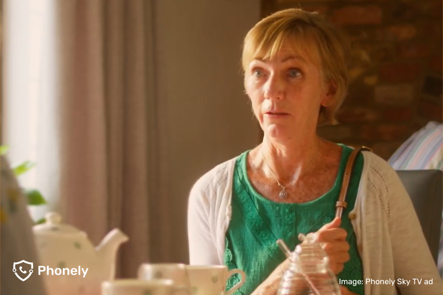 Phonely Sky TV ad lets customers know we're help to help people switch to digital voice.