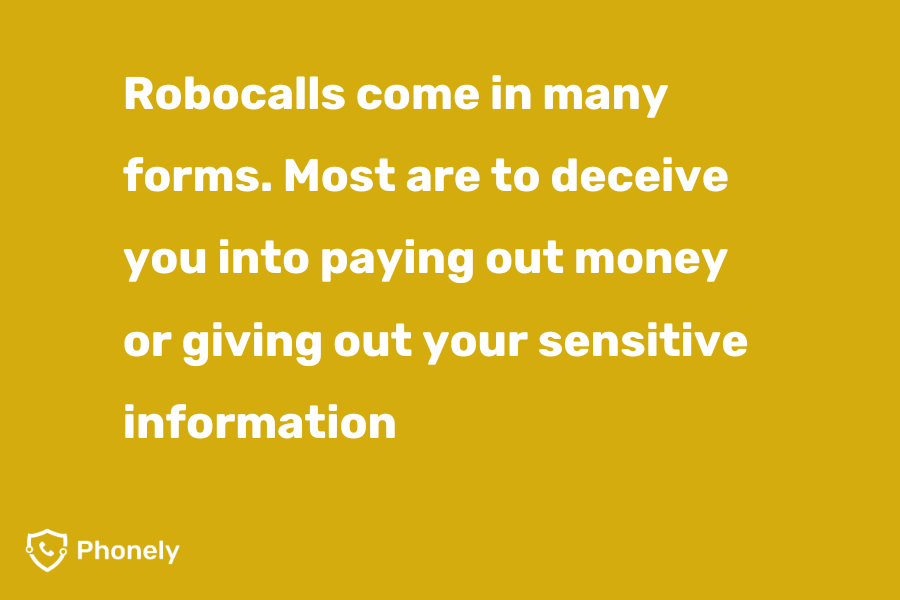 Robocalls come in many forms, spoofing, phishing and scams targeting seniors.