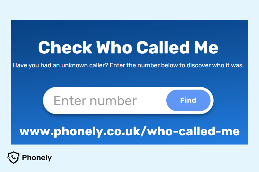 Check who called you with Phonely.